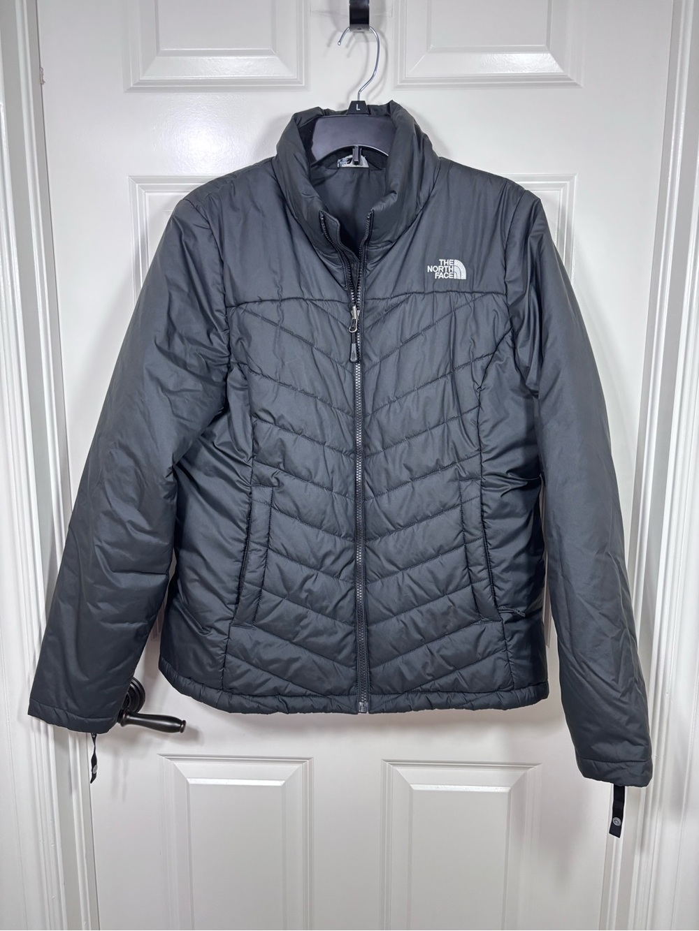 The North Face Quilted Puffer Jacket Coat Women’s L Black